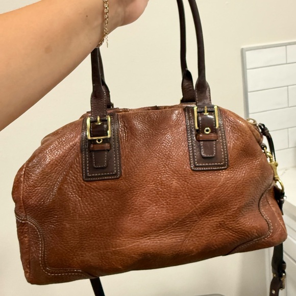 Coach Hamilton Brown Leather Bag - Picture 3 of 8